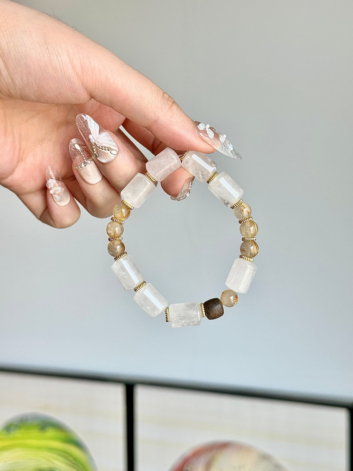 Phantom Barrel - Bead Crystal Bracelet