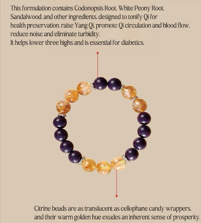 Citrine - Radiance Herbal Crystal Bracelet