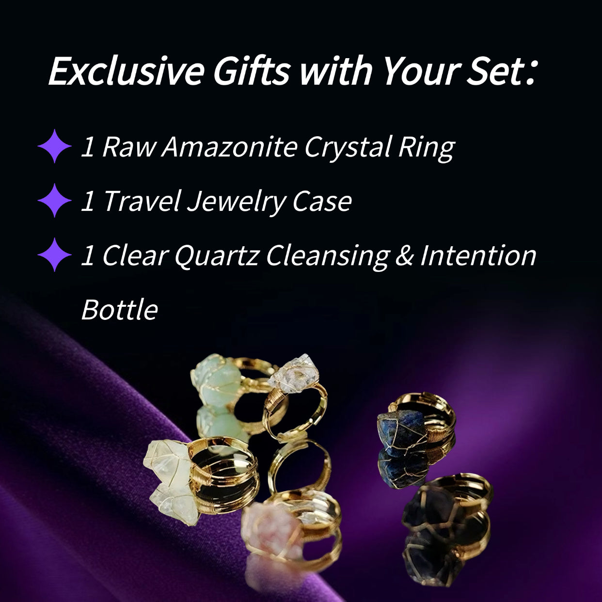 7-Day Crystal Ring Curated Set – For Every Mood