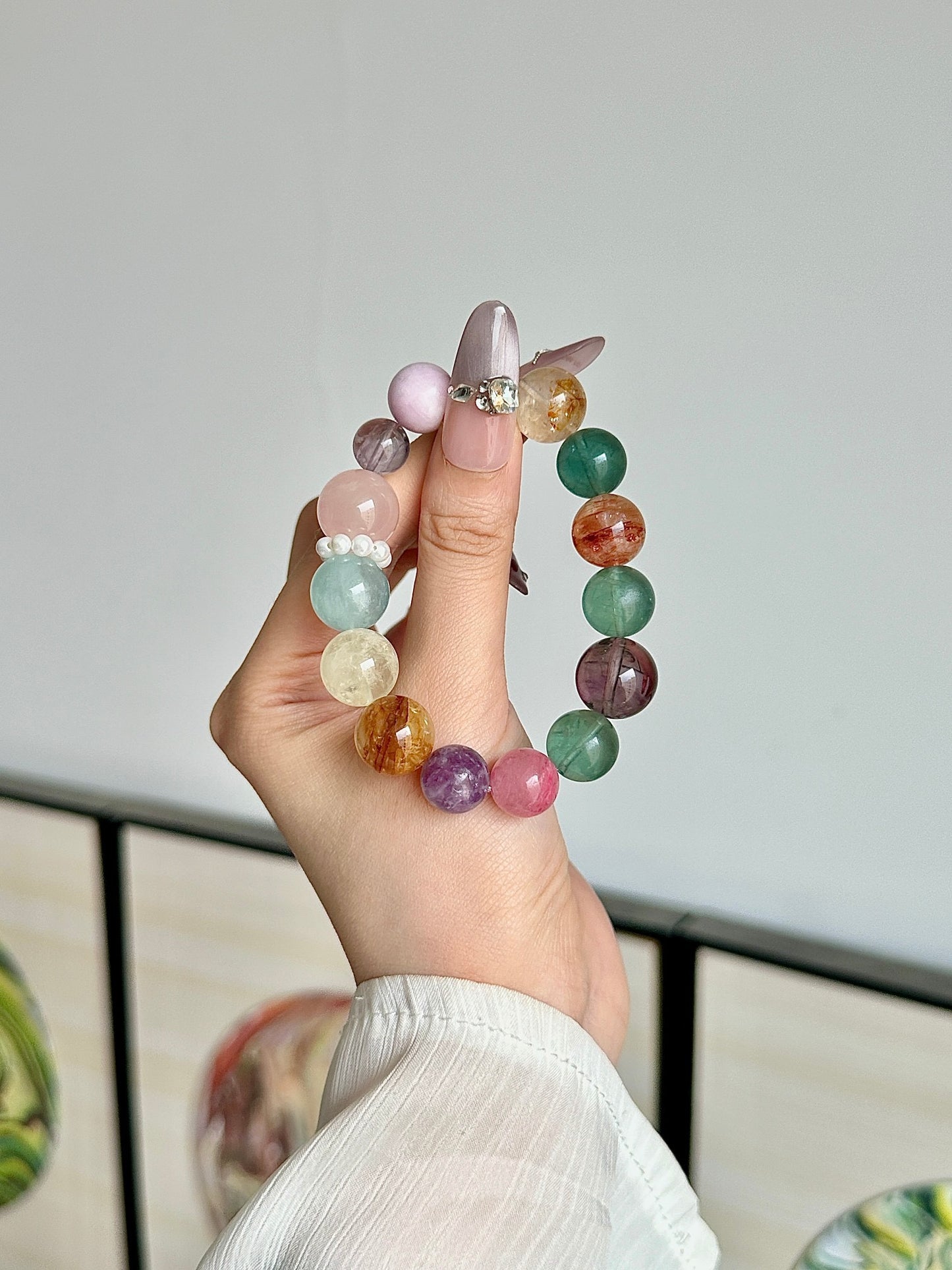 Vibrant Glow Crystal Bracelet