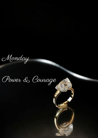 7-Day Crystal Ring Curated Set – For Every Mood