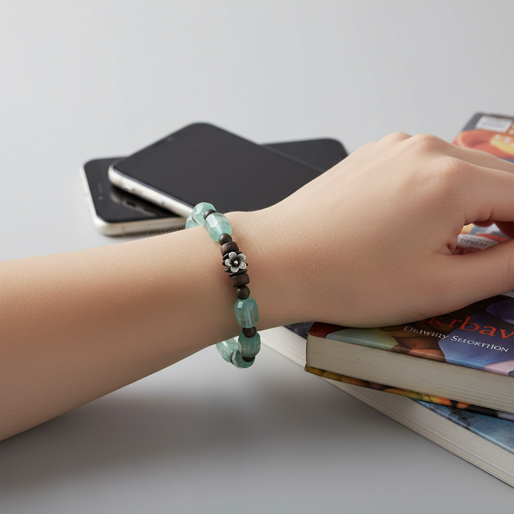 Dreamy Agarwood Fluorite Bracelet
