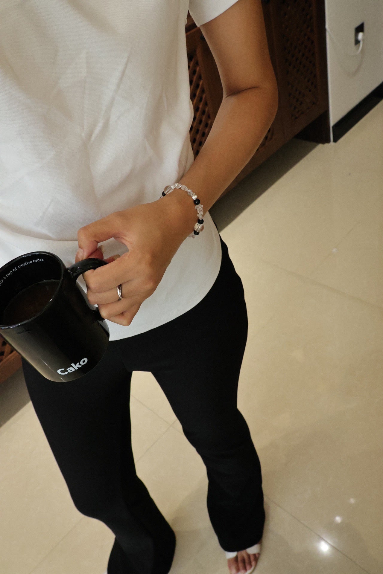 Lumina White Crystal Bracelet