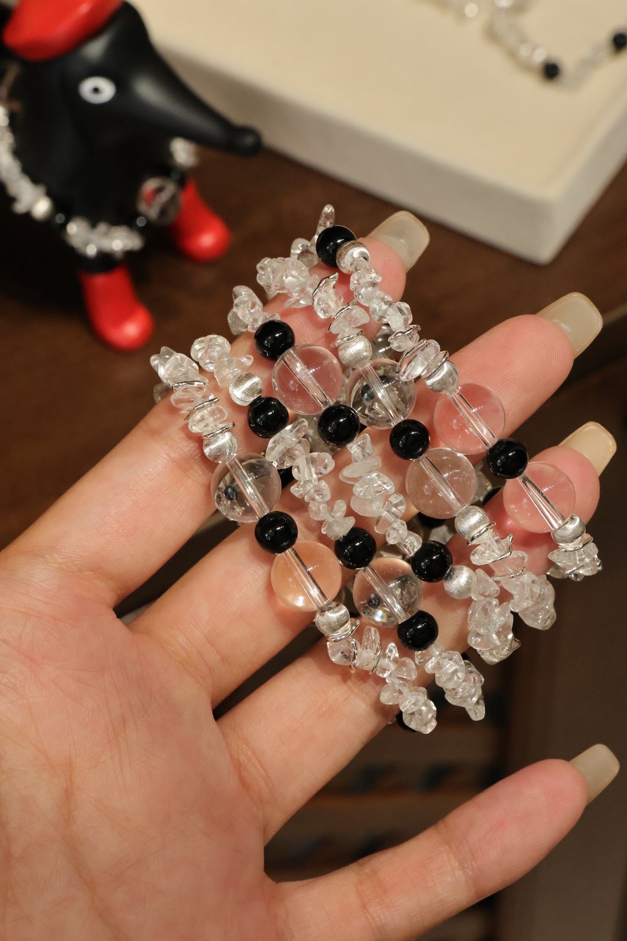 Lumina White Crystal Bracelet