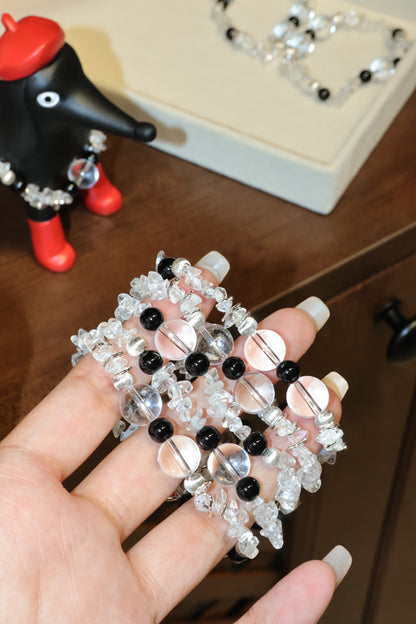 Lumina White Crystal Bracelet