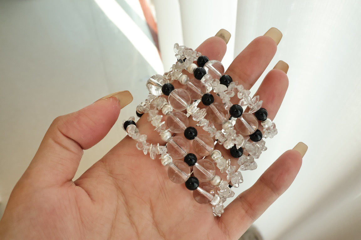 Lumina White Crystal Bracelet