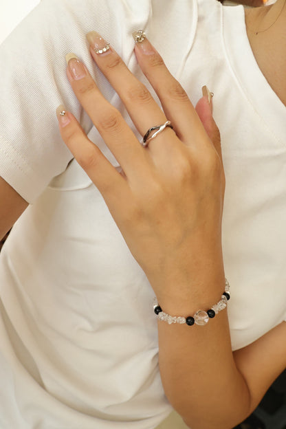 Lumina White Crystal Bracelet