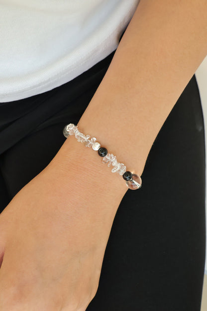 Lumina White Crystal Bracelet