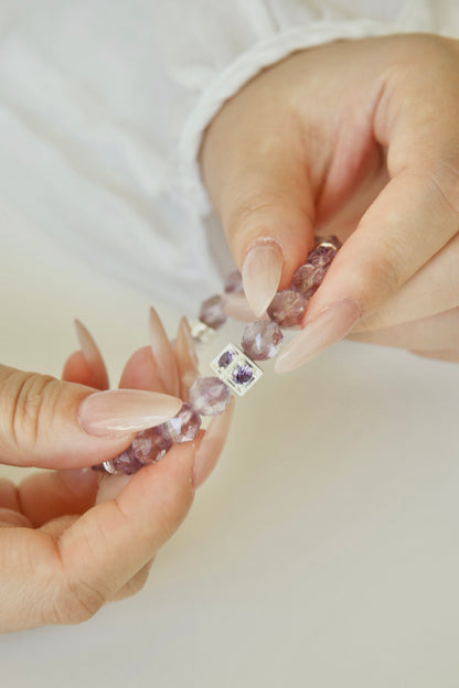 Amethyst & Zircon Bracelet