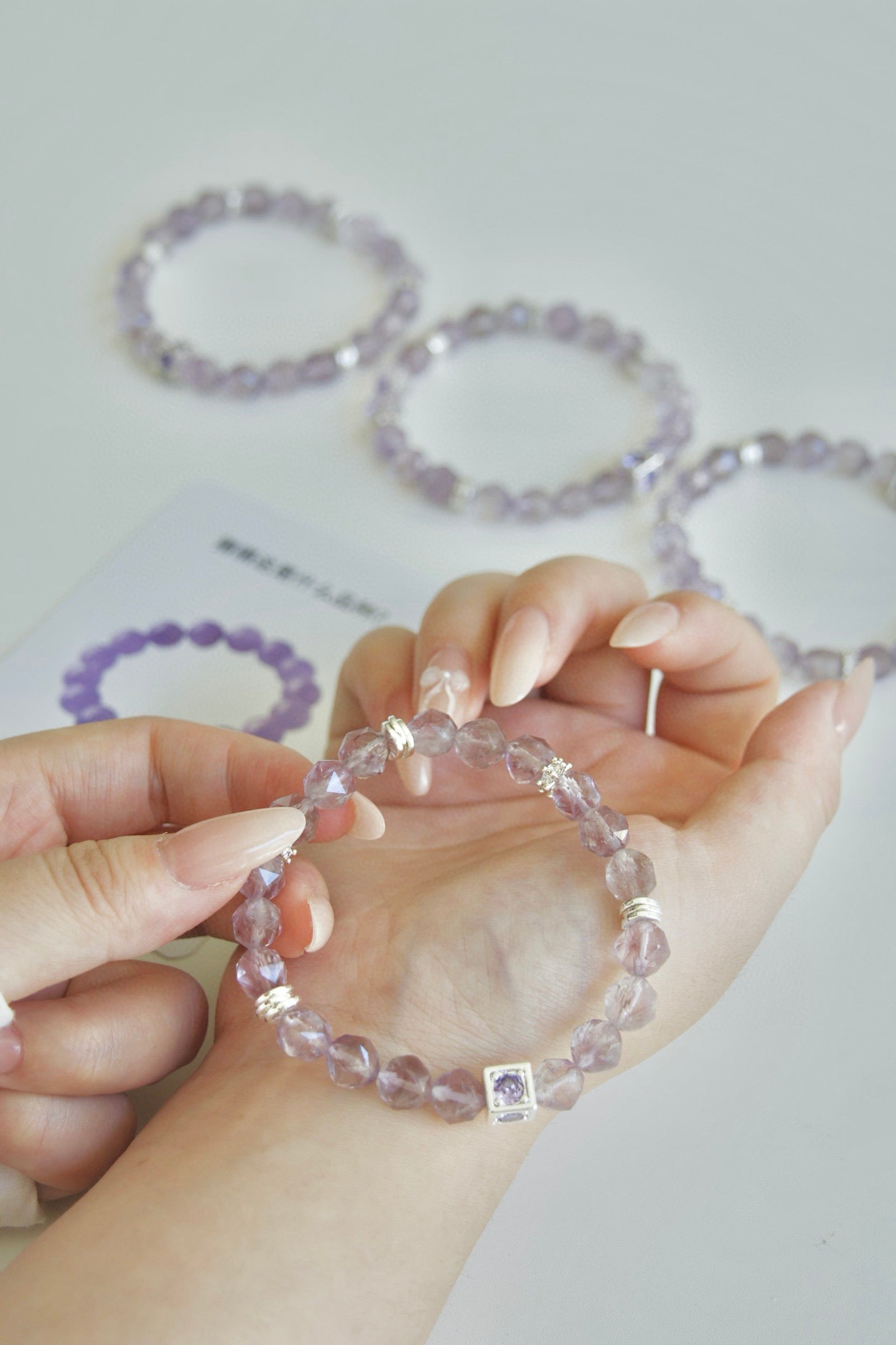 Amethyst & Zircon Bracelet