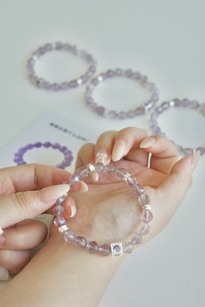 Amethyst & Zircon Bracelet