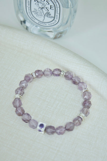 Amethyst & Zircon Bracelet