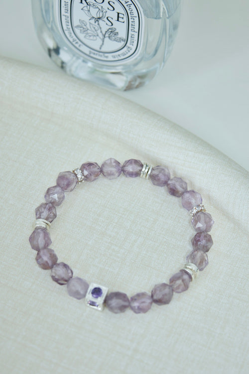 Amethyst & Zircon Bracelet