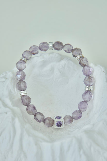 Amethyst & Zircon Bracelet