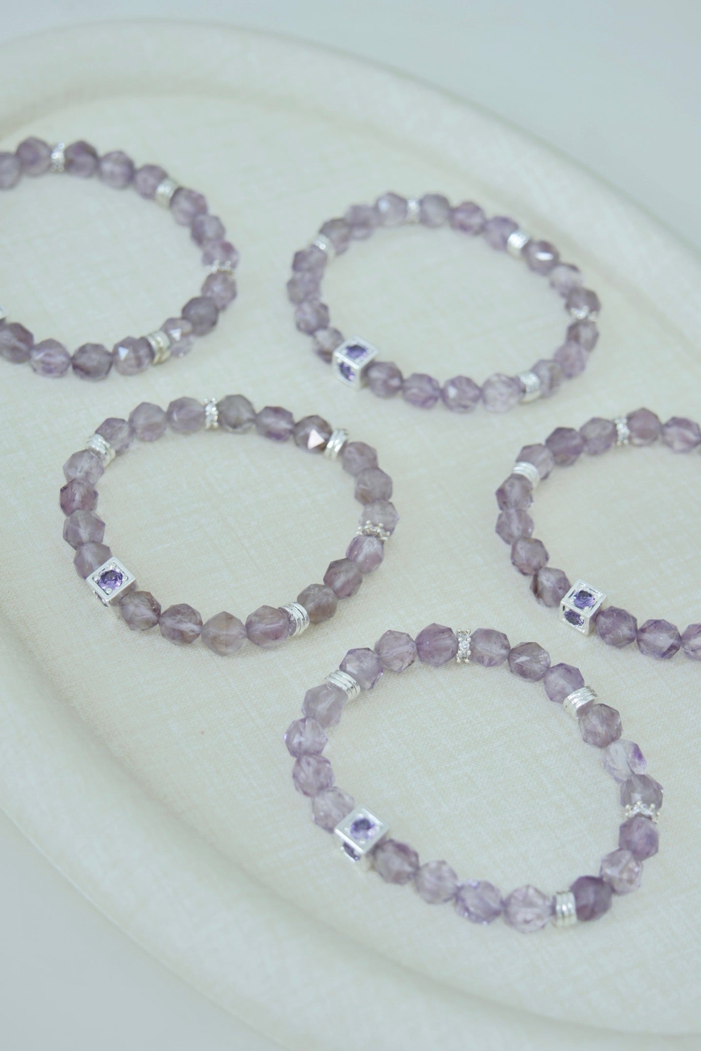 Amethyst & Zircon Bracelet