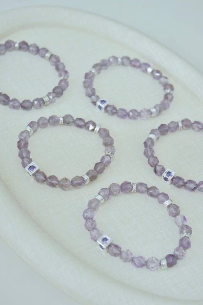 Amethyst & Zircon Bracelet