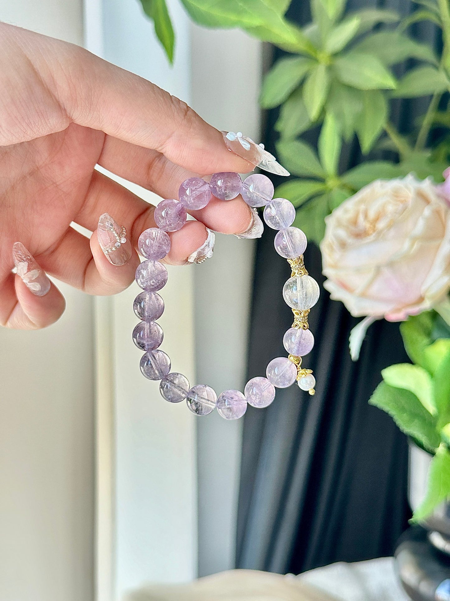 Lavender Amethyst Bracelet