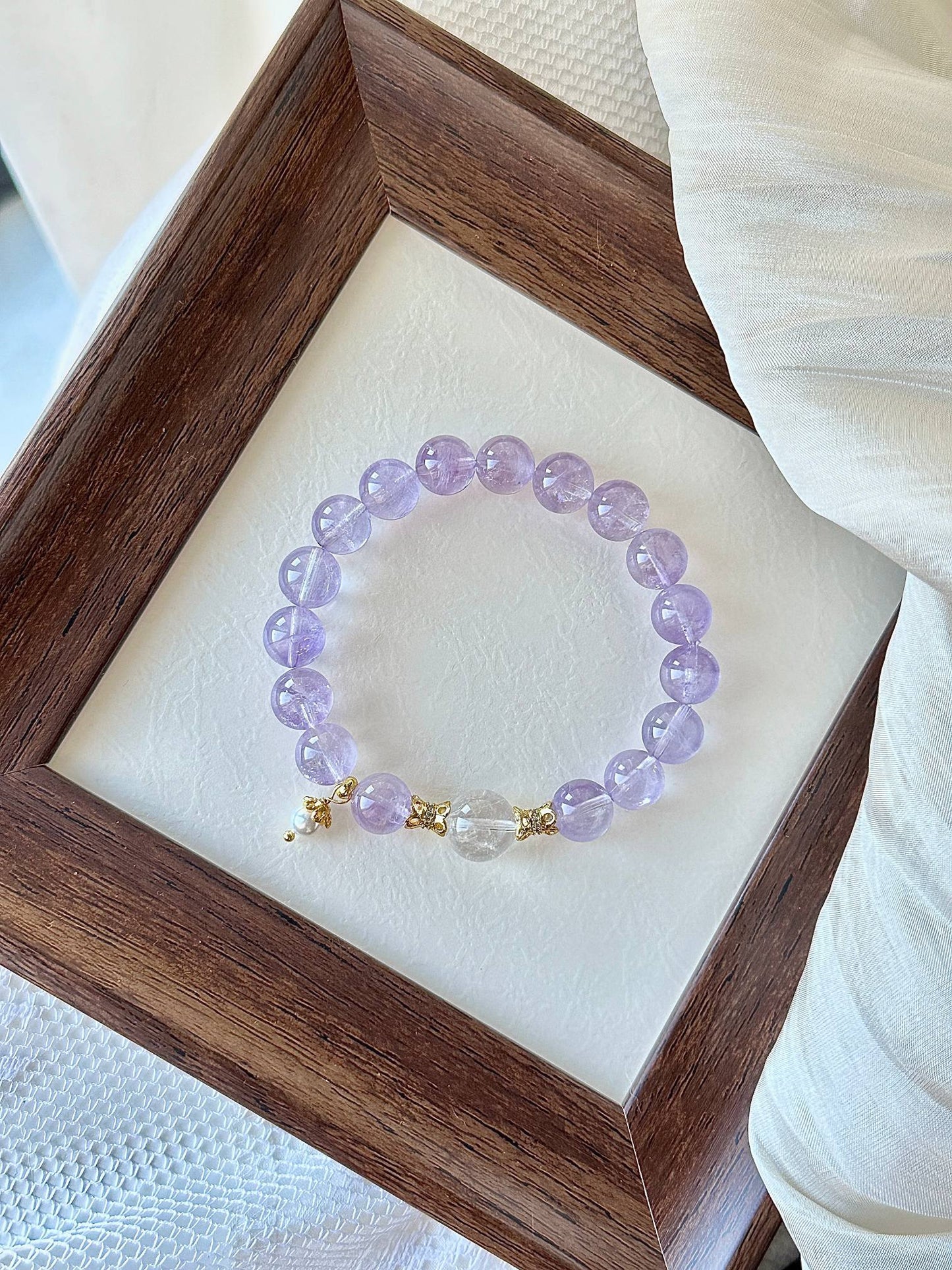 Lavender Amethyst Bracelet