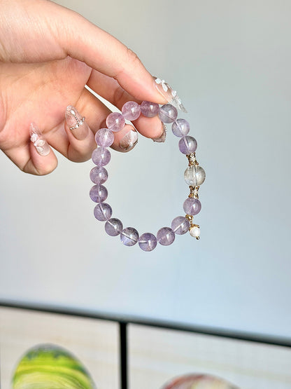 Lavender Amethyst Bracelet