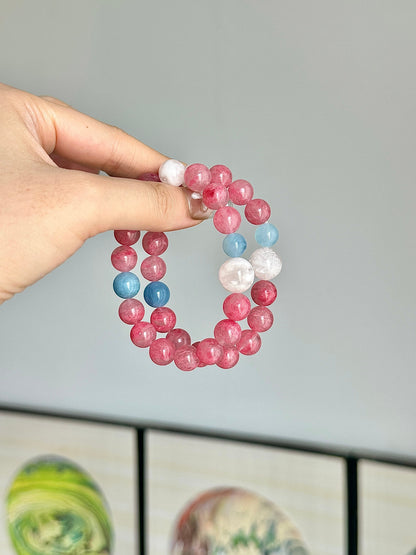 Cherry Blossom Rain Crystal Bracelet