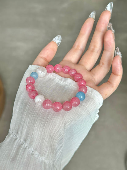 Cherry Blossom Rain Crystal Bracelet