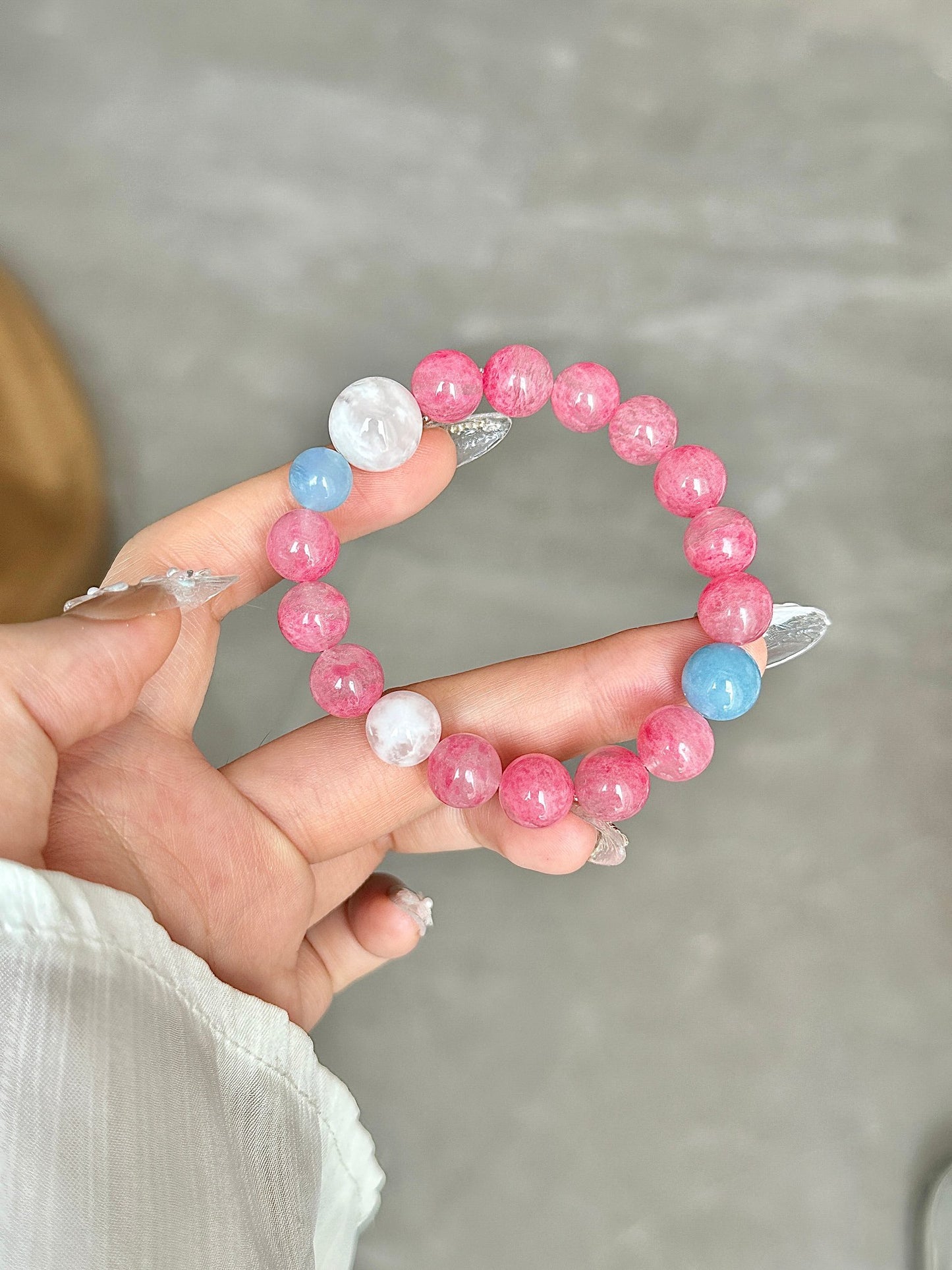 Cherry Blossom Rain Crystal Bracelet