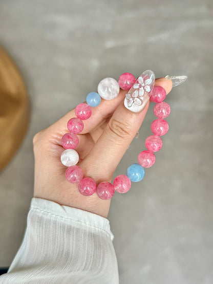 Cherry Blossom Rain Crystal Bracelet