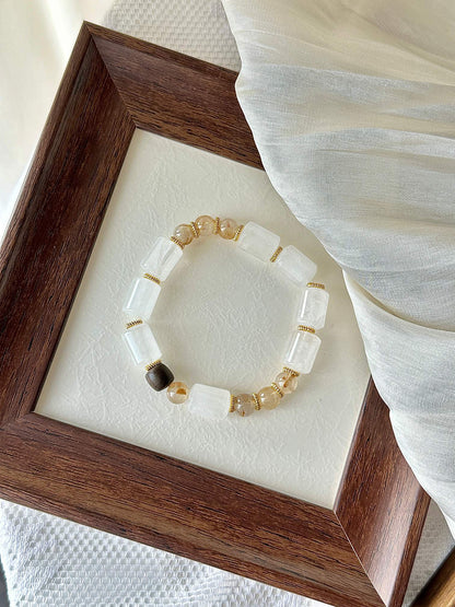 Phantom Barrel - Bead Crystal Bracelet