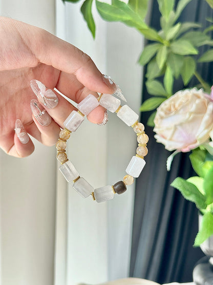 Phantom Barrel - Bead Crystal Bracelet