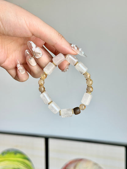 Phantom Barrel - Bead Crystal Bracelet