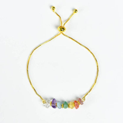 Chakra Crystal Bracelet and Necklace Set