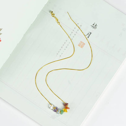 Chakra Crystal Bracelet and Necklace Set