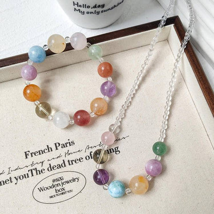 Natural Colorful Crystal Set