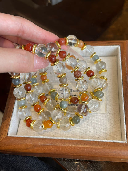 Colorful Clear Crystal Bracelet