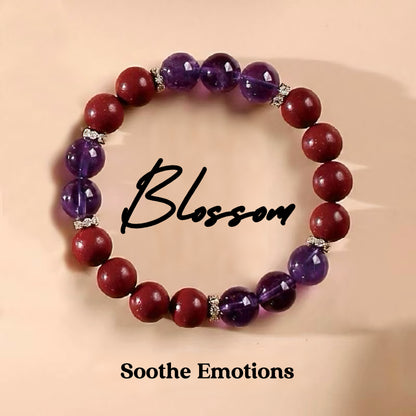 Amethyst - Blossom Herbal Crystal Bracelet