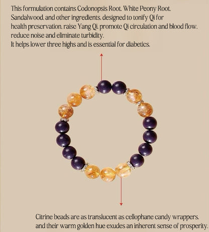 Citrine - Radiance Herbal Crystal Bracelet