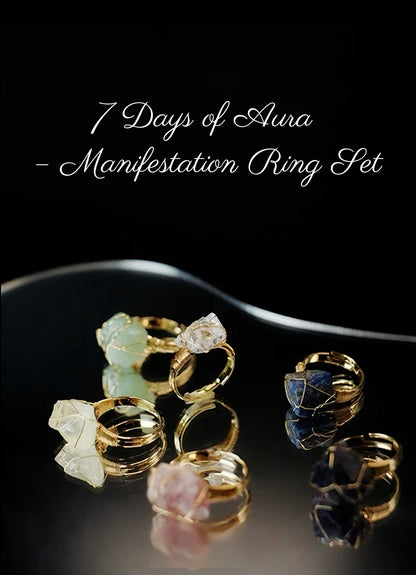 7-Day Crystal Ring Curated Set – For Every Mood