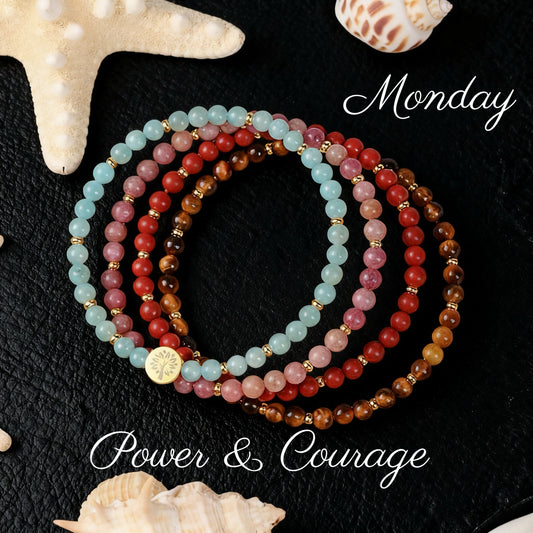 7-Day Crystal Bracelet Curated Set – For Every Mood