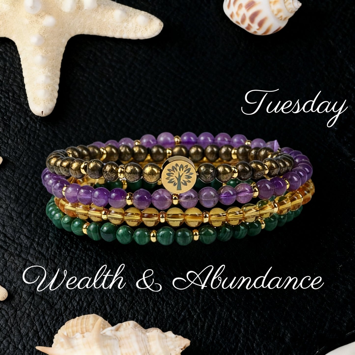 7-Day Crystal Bracelet Curated Set – For Every Mood