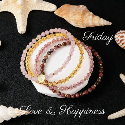 7-Day Crystal Bracelet Curated Set – For Every Mood