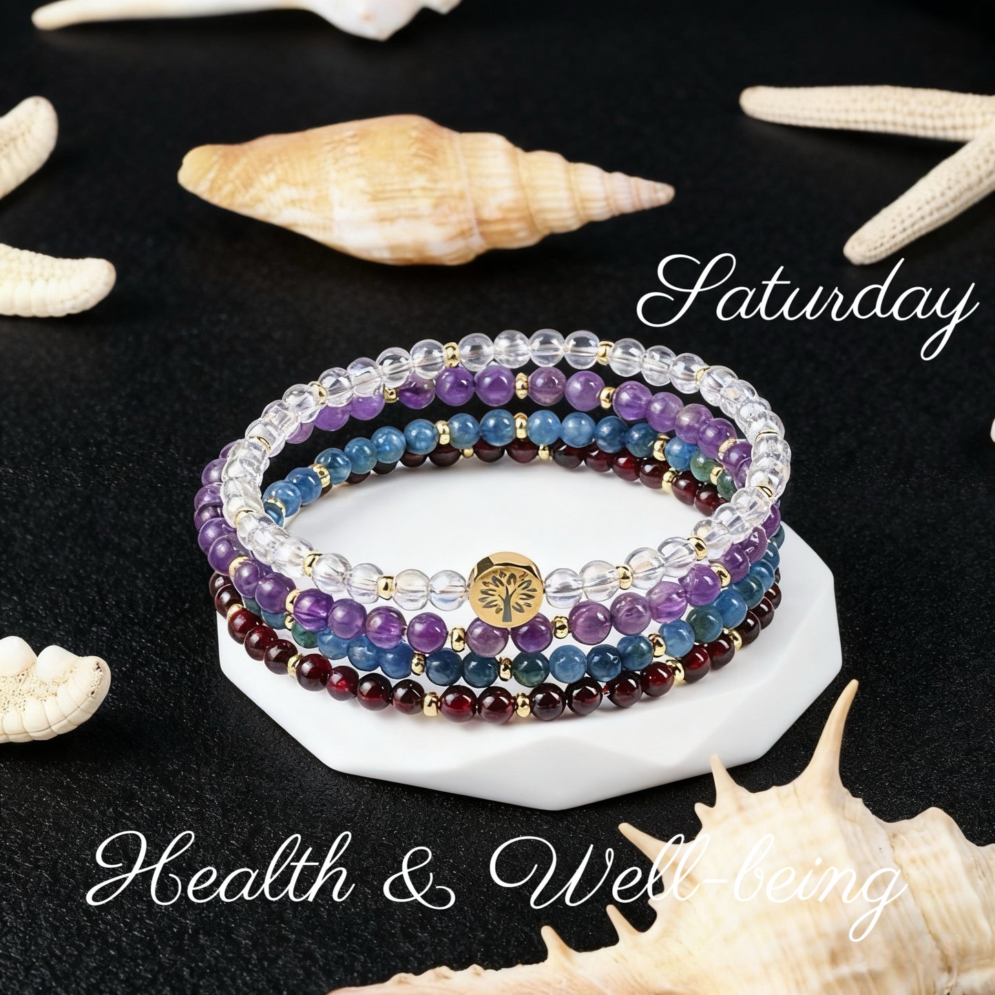 7-Day Crystal Bracelet Curated Set – For Every Mood