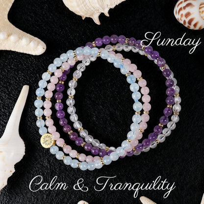 7-Day Crystal Bracelet Curated Set – For Every Mood