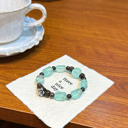 Dreamy Agarwood Fluorite Bracelet