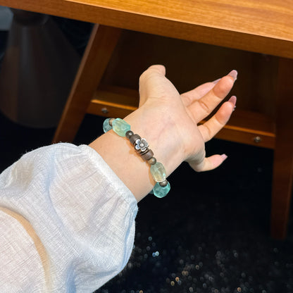 Dreamy Agarwood Fluorite Bracelet