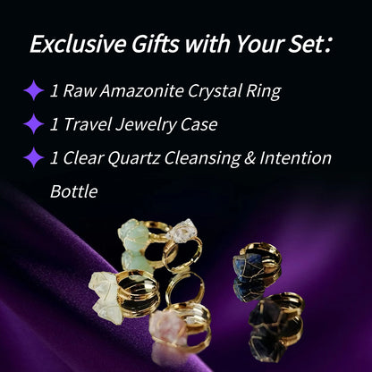 7-Day Crystal Ring Curated Set – For Every Mood