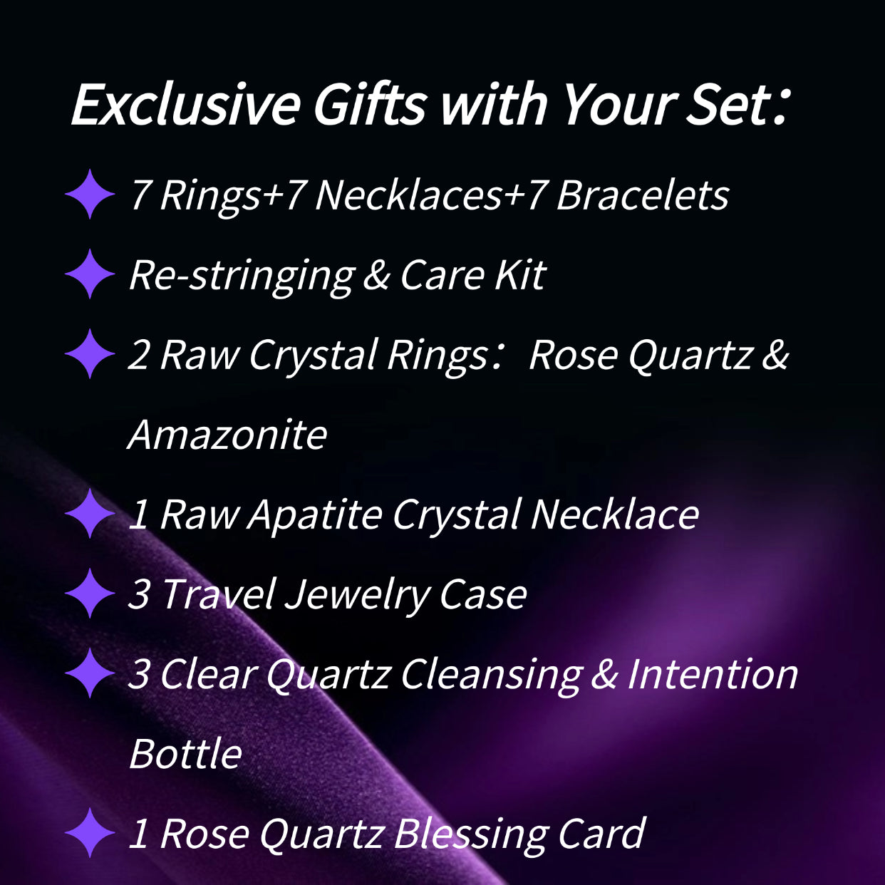 7-Day Crystal Full Set — Black Friday & Holiday Offer (Nov 20–Dec 15)