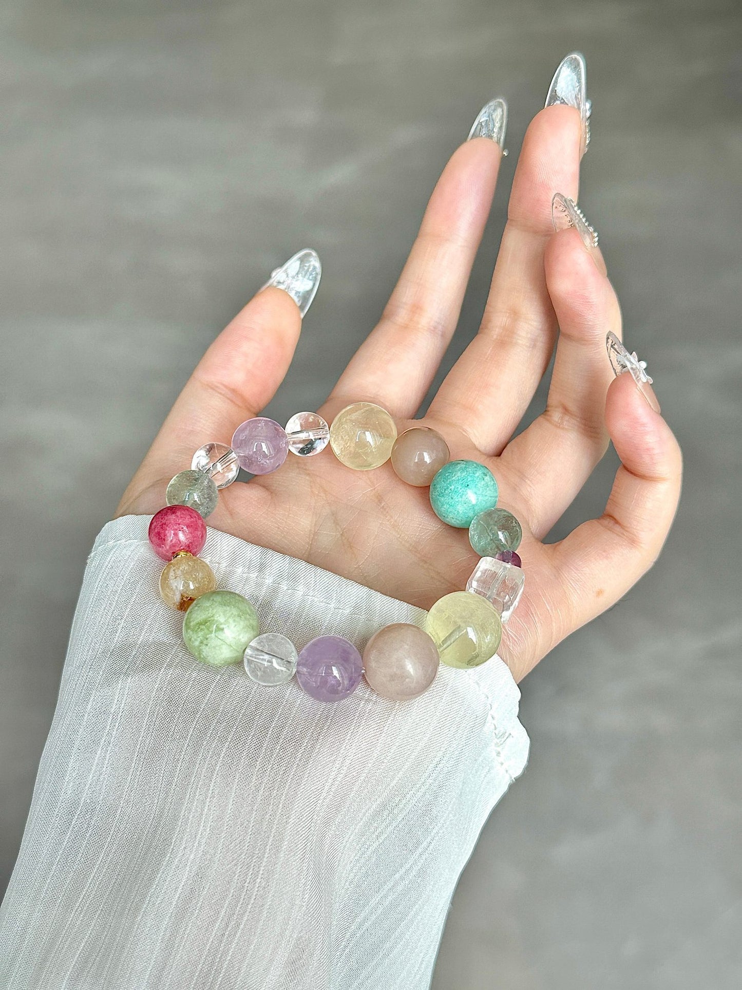 Cool Mint Crystal Bracelet