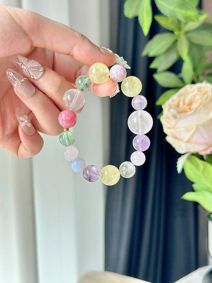 Rainbow Candy Crystal Bracelet