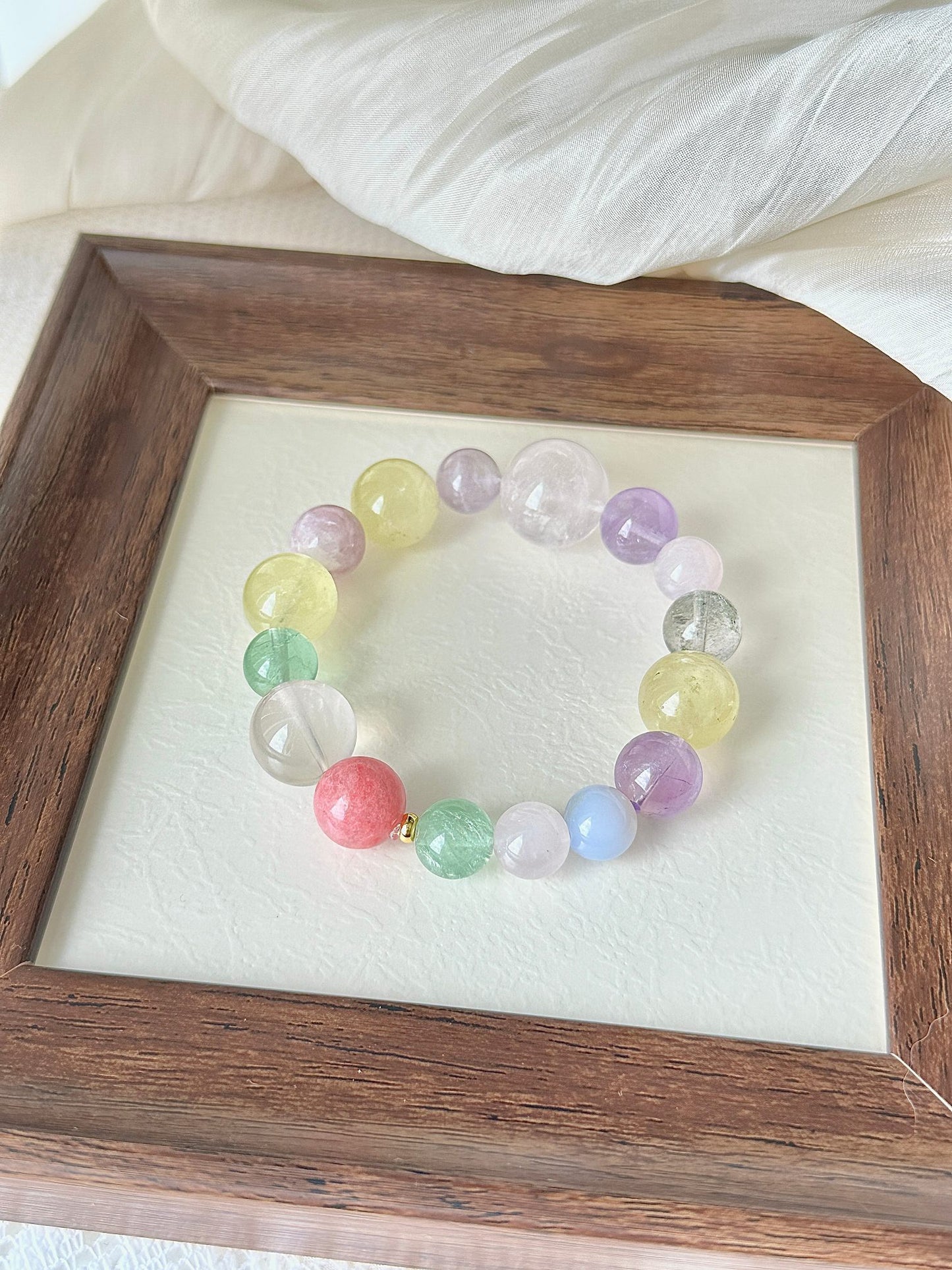 Rainbow Candy Crystal Bracelet