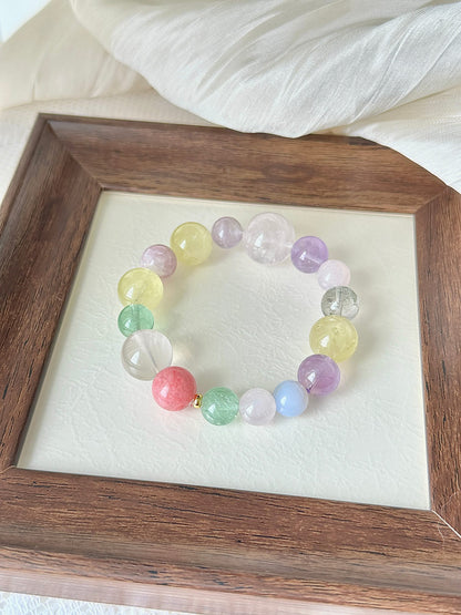 Rainbow Candy Crystal Bracelet